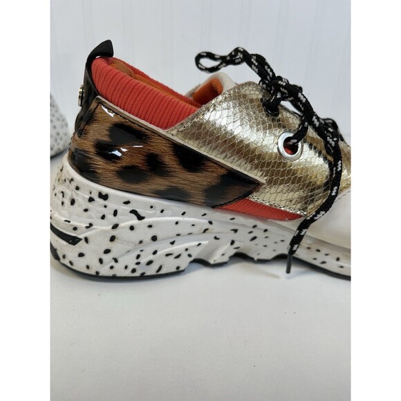 Lucky Step Platform Sneaker Shoe. Multi‎ Color and Texture. Womens Sz 10 - Picture 4 of 10